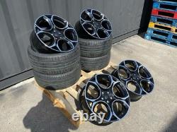 19 Queenstown Style Alloy Wheels Fits Seat Cupra Skoda Octavia With Tyres 5x112