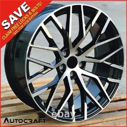 19 R8 BP Style ALLOY WHEELS X4 TYRES Fits AUDI A3 A4 A6 TT PCD 5X112