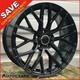 19 R8 Gb Style Alloy Wheels X4 Tyres Fits Audi A3 A4 A6 Tt Pcd 5x112