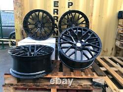 19 R8 S5 Plus Style Alloy Wheels Fits Audi A5 A4 A6 Gloss Black