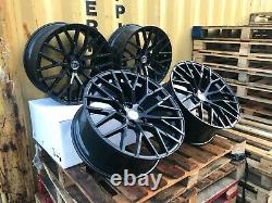 19 R8 Style Alloy Wheels Gloss Black Fits Audi A4 A5 A6 A7 A8 TT Q5 5X112 NEW