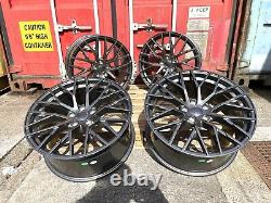 19 R8 V10 Style Alloy Wheels Gunmetal Fits Audi A3 A4 A6 A7 Tt Golf Caddy Leon