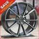 19 Rs4 Gm Style Alloy Wheels X4 Tyres Audi A3 A4 A6 Tt 5x112