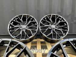 19 RS5 Style ALLOY WHEELS X4 Fits AUDI A3 A4 A6 Q2 TT /VW GOLF CADDY
