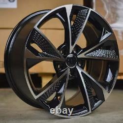 19 RS7 Style Alloy Wheels Gloss Black Polished Audi, VW, Seat Set of 4