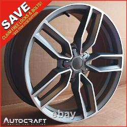 19 S3 SGM Style ALLOY WHEELS X4 TYRES Fits AUDI A3 A4 A6 TT PCD 5X112