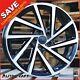 19 Spielberg Bp Style Alloy Wheels X4 Tyres Fits Vw Golf / Caddy