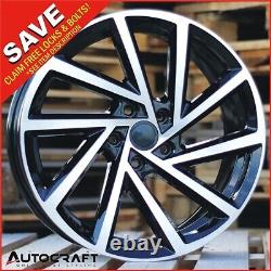 19 SPIELBERG BP Style ALLOY WHEELS X4 TYRES Fits VW GOLF / CADDY