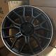 19 Satin Black Amg Style Alloy Wheels Staggered 8/9j Et32/30