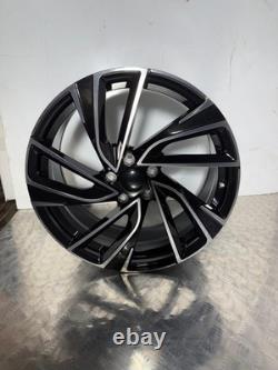 19 Set of 4 VW Golf Adelaide Style Alloy Wheels Black Machined MK5 6 7 Audi A3