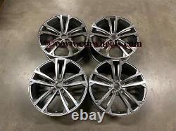 19 Seville Style Alloy Wheels Gun Metal Machined VW Golf MK 5 6 7 8 Audi A3