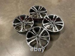 19 Seville Style Alloy Wheels Gun Metal Machined VW Golf MK 5 6 7 8 Audi A3