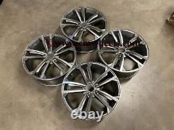 19 Seville Style Alloy Wheels Gun Metal Machined VW Golf MK 5 6 7 8 Audi A3