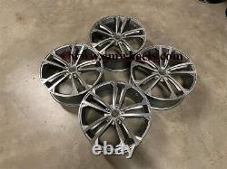 19 Seville Style Alloy Wheels Gun Metal Machined VW Golf MK 5 6 7 8 Audi A3