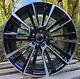19 Skoda Aquarius Style Alloy Wheels Gloss Black Polished Octavia Superb 5x112