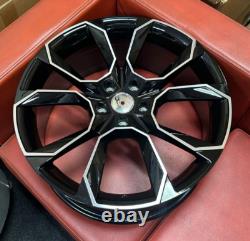 19 Skoda Vrs Style Alloy Wheels To Fit Skoda Octavia Superb Seat Leon Black Pol