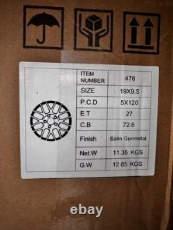 19 Strom STR2 RC Alloy Wheels Gun Metal BMW E90 E91 E92 E93 ARC 8 BBS RC Style