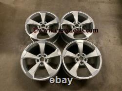 19 TTRS CONCAVE RS3 Style Alloy Wheels Silver Machined Audi A5 A6 A7 5x112