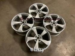 19 TTRS CONCAVE RS3 Style Alloy Wheels Silver Machined Audi A5 A6 A7 5x112