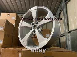 19 TTRS CONCAVE RS3 Style Alloy Wheels Silver Machined Audi A5 A6 A7 5x112