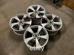 19 TTRS CONCAVE RS3 Style Alloy Wheels Silver Machined Audi A5 A6 A7 5x112