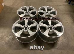 19 TTRS CONCAVE RS3 Style Alloy Wheels Silver Machined Audi A5 A6 A7 5x112