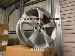 19 TTRS CONCAVE RS3 Style Alloy Wheels Silver Machined Audi A5 A6 A7 5x112