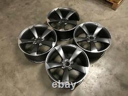19 TTRS Rotor CONCAVE Style Alloy Wheels Satin Gun Metal Polished Audi A5 A6 A7