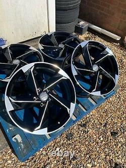 19 TTRS Twist Style Alloy Wheels Only Black/Polished to fit Audi A5 all models