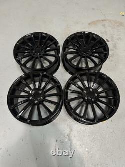 19 Turbine STYLE Alloy Wheels For Mercedes A Class A35 A45 19x8j Gloss Black