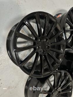 19 Turbine STYLE Alloy Wheels For Mercedes A Class A35 A45 19x8j Gloss Black