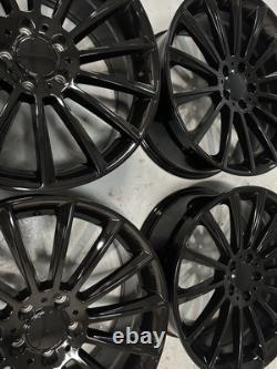 19 Turbine STYLE Alloy Wheels For Mercedes A Class A35 A45 19x8j Gloss Black