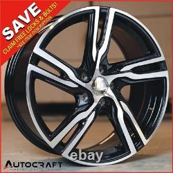 19 VOLVO R DESIGN BP STYLE ALLOY WHEELS X4 TYRES Fits VOLVO XC40 & XC60