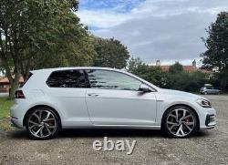 19 VW Brescia Clubsport Style Alloy Wheels, Black Polish, Golf, TRoc, MQB etc
