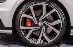 19 VW Brescia Clubsport Style Alloy Wheels, Black Polish, Golf, TRoc, MQB etc