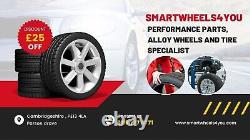 19 VW Estoril Style Alloy Wheels Black Polished et42 5x112 for Volkswagen Golf