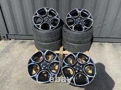 19 VW Golf Queenstown Style Alloy Wheels Gloss Black Pol MK5 6 7 Audi A3 +Tyres