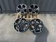 19 Vw Golf Queenstown Style Alloy Wheels Gloss Black Polished Mk6 7 8 Audi A3