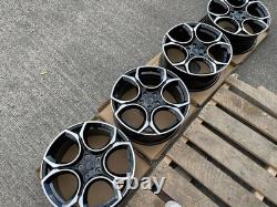 19 VW Golf Queenstown Style Alloy Wheels Gloss Black Polished MK6 7 8 Audi A3