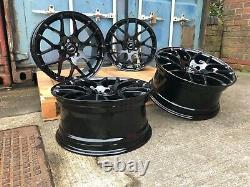 19 VW Golf R Pretoria Style Alloy Wheels Gloss Black Golf MK5 MK6 MK7 MK7.5 DTM