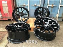 19 VW Golf R Pretoria Style Alloy Wheels Gloss Black Golf MK5 MK6 MK7 MK7.5 DTM