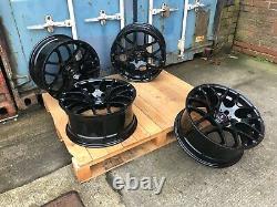 19 VW Golf R Pretoria Style Alloy Wheels Gloss Black Golf MK5 MK6 MK7 MK7.5 DTM