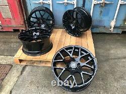 19 VW Golf R Pretoria Style Alloy Wheels Gloss Black Golf MK5 MK6 MK7 MK7.5 DTM