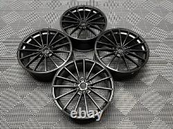 19 VW Scottsdale Style Alloy Wheels Satin Black OMI Wheels