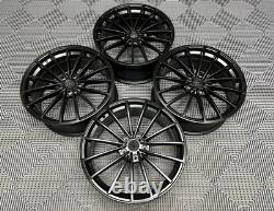 19 VW Scottsdale Style Alloy Wheels Satin Black OMI Wheels