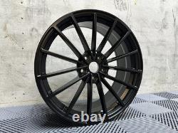 19 VW Scottsdale Style Alloy Wheels Satin Black OMI Wheels