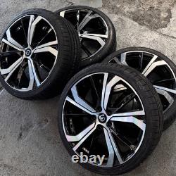 19 Volvo V40 C30 R design Style Black/Pol Alloy Wheels & New 225/35/19 Tyres