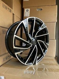 19'' Vw Adelaide Style Alloy Wheels & Tyres Fits Audi A3 Vw Golf MK5 MK6 MK7 Mk8