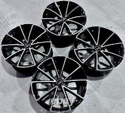 19'' X4 Audi Style Non Oem A4 A5 A6 S Line Black Ed Alloys Alloy Wheels 5x112