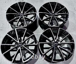 19'' X4 Audi Style Non Oem A4 A5 A6 S Line Black Ed Alloys Alloy Wheels 5x112